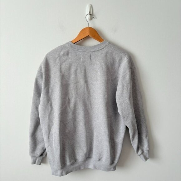 Aritzia Wilfred Free Crew Neck Pullover Sweatshirt Sweater Heather Grey Size 1 - Picture 4 of 6